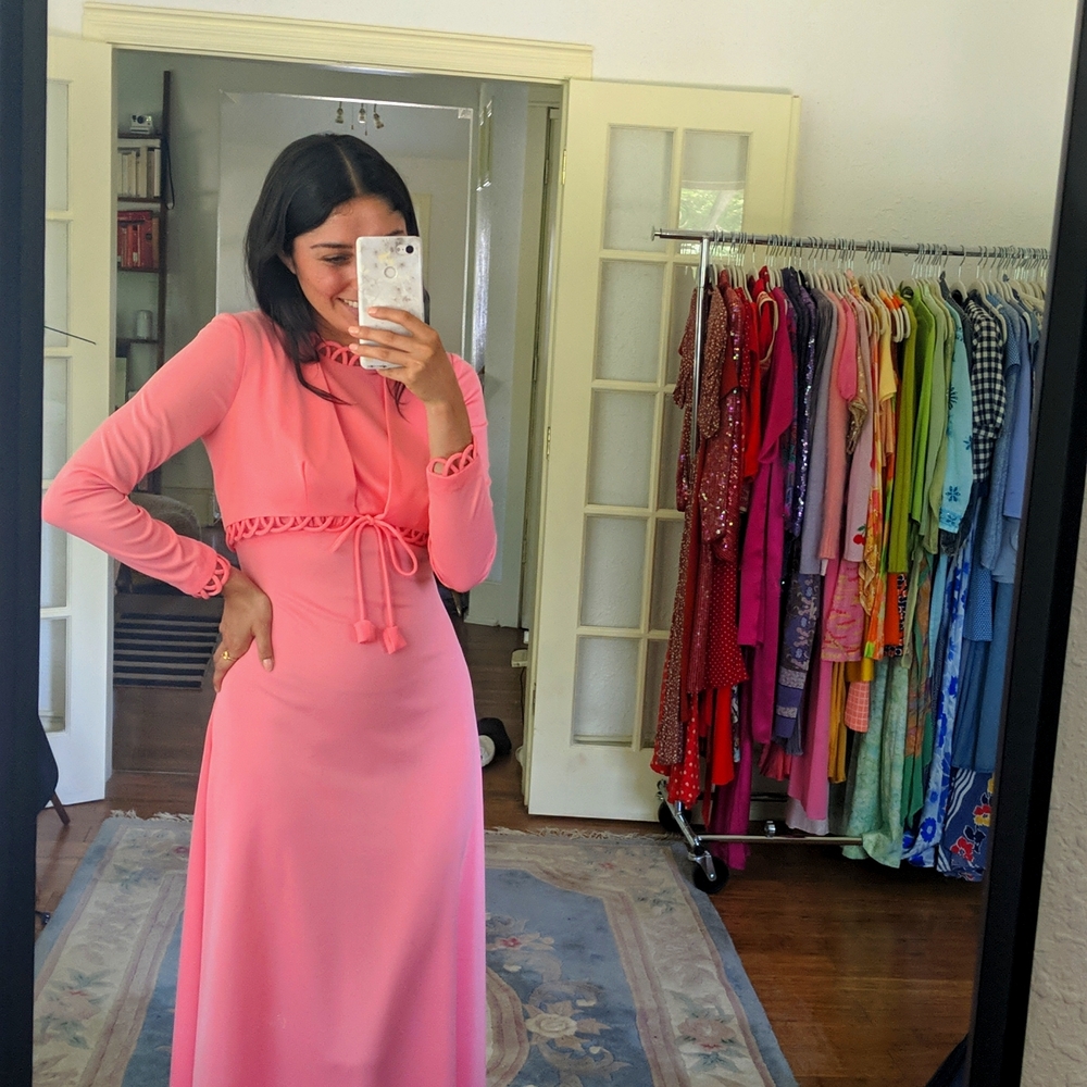 60s 70s vintage dress